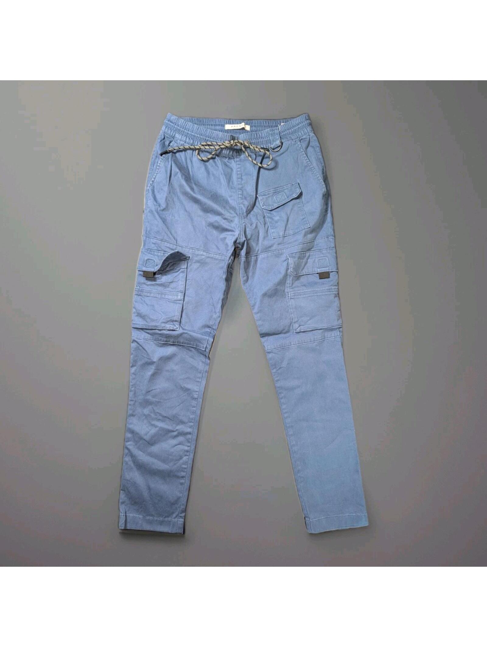 Pacsun Cargo Pants Drawstring Blue Small